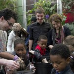Planting at the Brooklyn Children's Museum