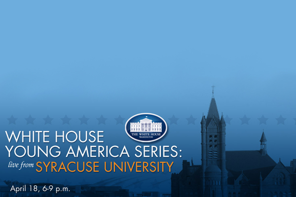 White House Young America Series Banner