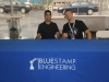 Robin and Dave at the BlueStamp booth