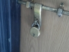 The lock for my room in the vistor\'s hostel