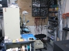 My Lair in the Corner of the Lab.  There\'s a laser printer to the left, and 3D Printer to the Right